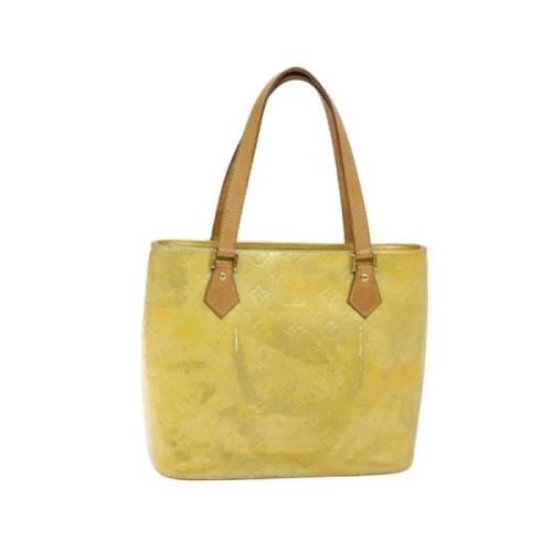 Louis Vuitton Vintage Pre-owned Laeder handvskor Yellow, Dam