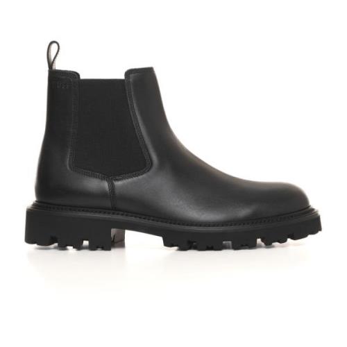 Boss Cleated sole Julyo boot med logotyp Black, Herr