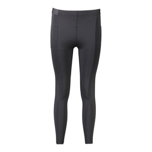 Calvin Klein Svarta Leggings för Damer med Midjebandstryck Black, Dam