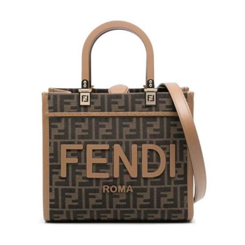 Fendi Tobak Sunshine Stilfull Modell Brown, Dam