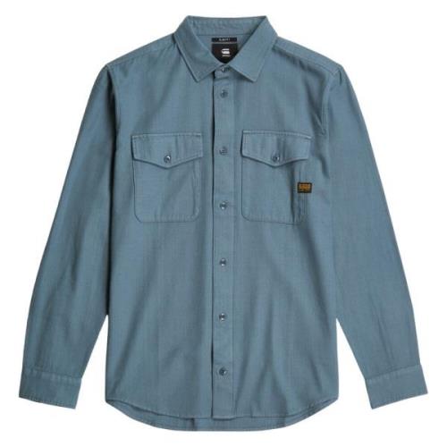 G-star Marine Slim Fit Skjorta Blue, Herr