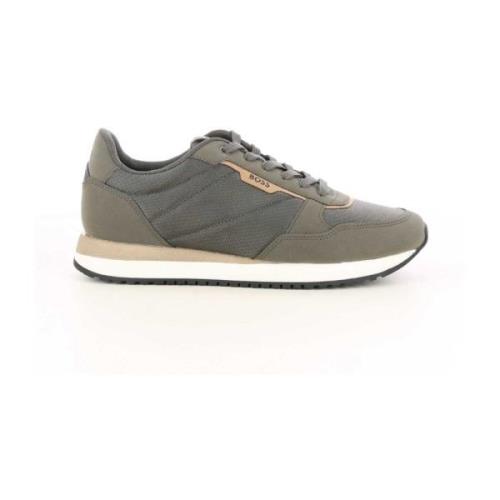 Hugo Boss Herr Khaki KAI Runn Sneakers Green, Herr