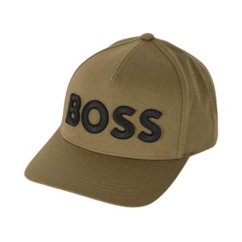 Hugo Boss Bomull Baseballkeps med böjd skärm Green, Unisex