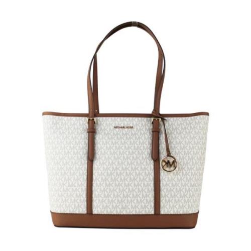 Michael Kors Signatur PVC axelväska Beige, Dam