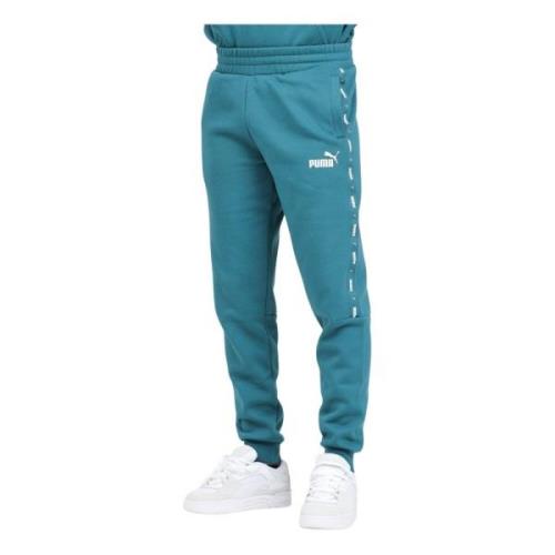 Puma Sportig Grön Tape Essentials Byxor Green, Herr