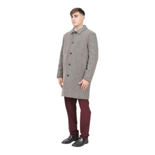 Selected Homme Beige ullrock klassisk stil Gray, Herr