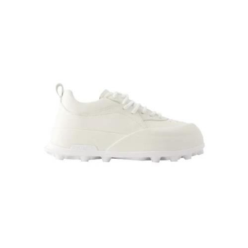 Jil Sander Laeder sneakers White, Dam