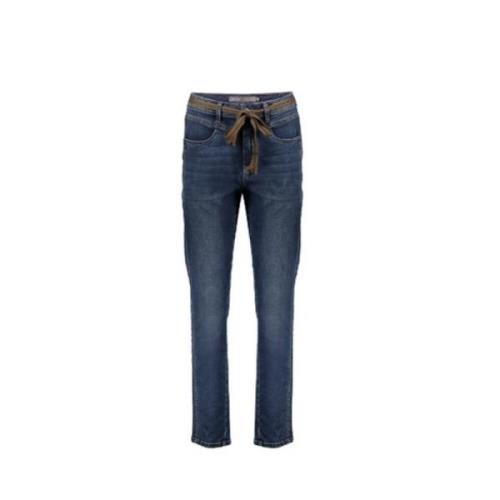 Geisha Hög midja Slim Fit Jeans Blue, Dam