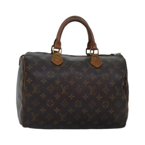 Louis Vuitton Vintage Pre-owned Canvas handvskor Brown, Dam