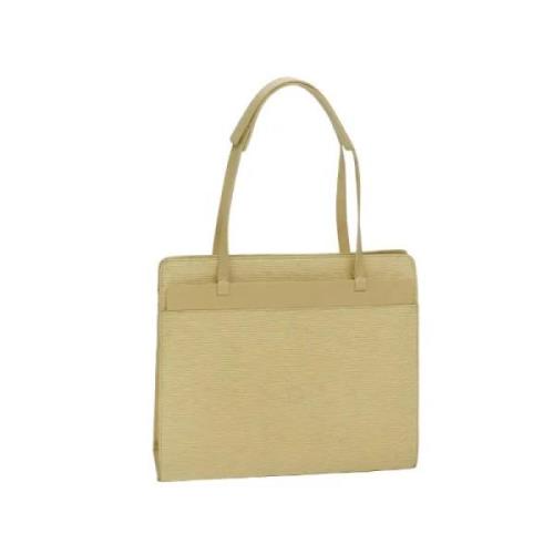 Louis Vuitton Vintage Pre-owned Laeder louis-vuitton-vskor Beige, Dam