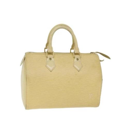 Louis Vuitton Vintage Pre-owned Laeder handvskor Beige, Dam