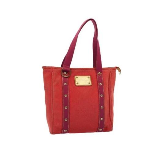 Louis Vuitton Vintage Pre-owned Canvas louis-vuitton-vskor Red, Dam