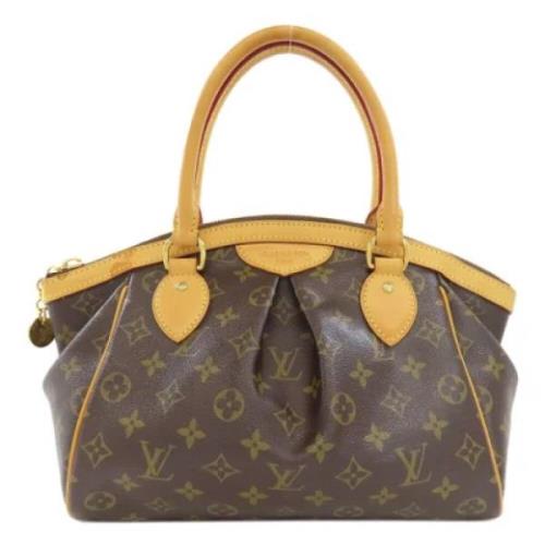 Louis Vuitton Vintage Pre-owned Tyg louis-vuitton-vskor Brown, Dam