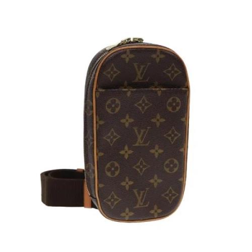 Louis Vuitton Vintage Pre-owned Canvas louis-vuitton-vskor Brown, Dam