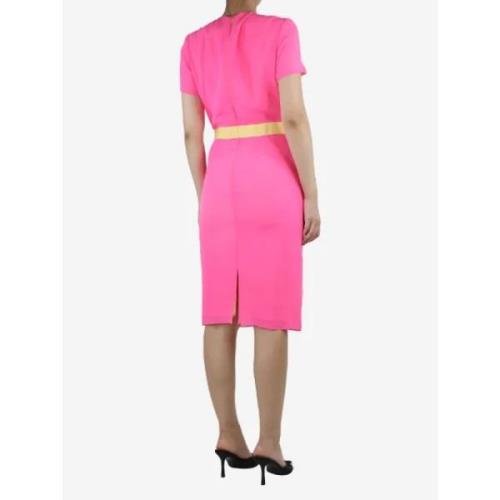 Giambattista Valli Pre-owned Pre-owned Tyg klnningar Pink, Dam