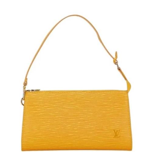 Louis Vuitton Vintage Pre-owned Laeder louis-vuitton-vskor Yellow, Dam