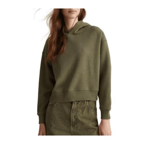 Liu Jo Olivnatt Sweatshirt Green, Dam