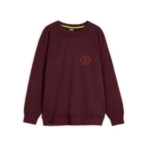 Munich Urban Raglan Sweatshirt Bordeaux Red, Herr