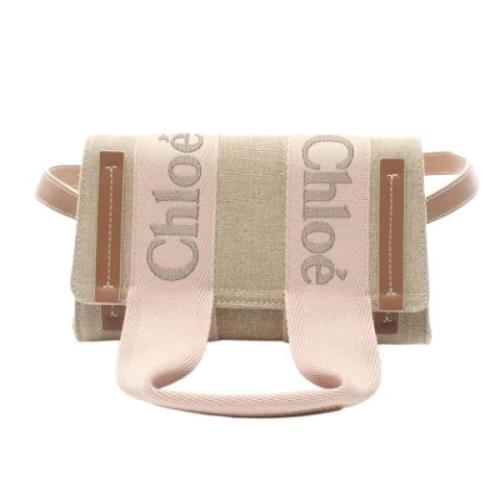 Chloé Pre-owned Pre-owned Laeder axelremsvskor Beige, Dam