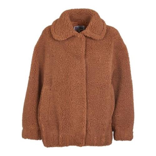 Saint Barth Faux Bomber Kappor Brown, Dam