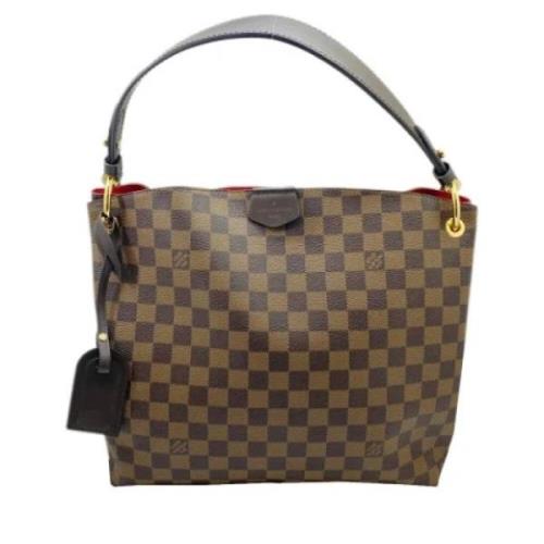 Louis Vuitton Vintage Pre-owned Canvas louis-vuitton-vskor Brown, Dam