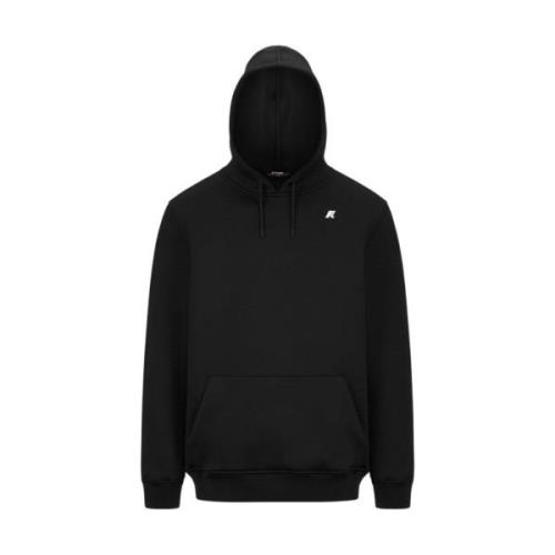 K-Way Svart ren hoodie Black, Herr