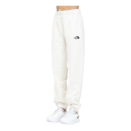 The North Face Essentiella Sportiga Vita Joggers White, Dam