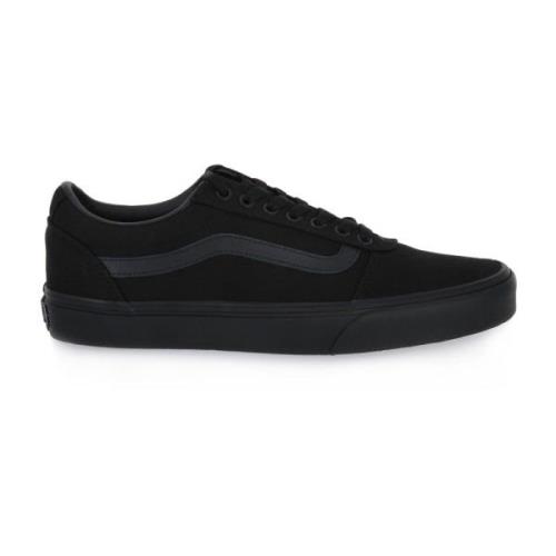 Vans Canvas Låg Topp Sneaker Black, Herr