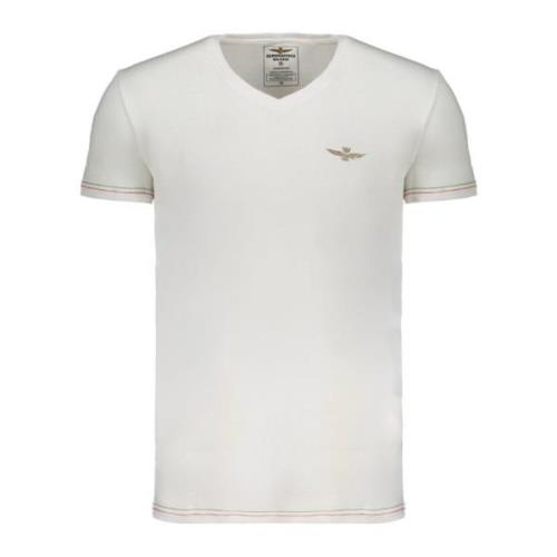 Aeronautica Militare Vit herr T-shirt med korta ärmar White, Herr