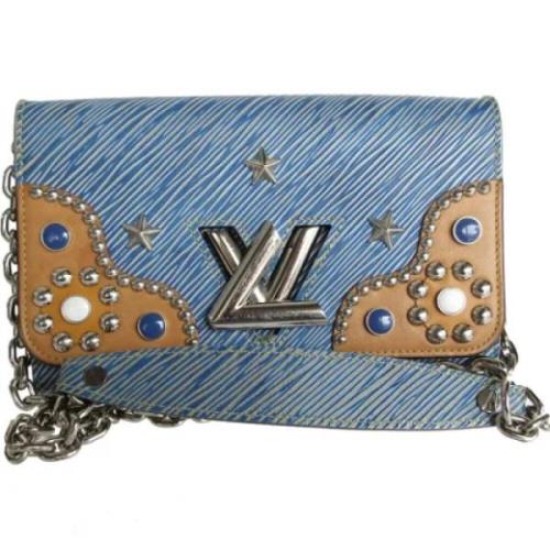 Louis Vuitton Vintage Pre-owned Laeder louis-vuitton-vskor Blue, Dam