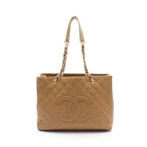 Chanel Vintage Pre-owned Tyg chanel-vskor Brown, Dam