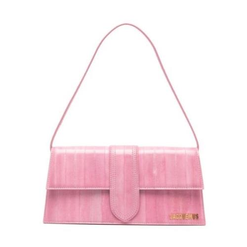 Jacquemus Ljusrosa Läder Axelväska Pink, Dam