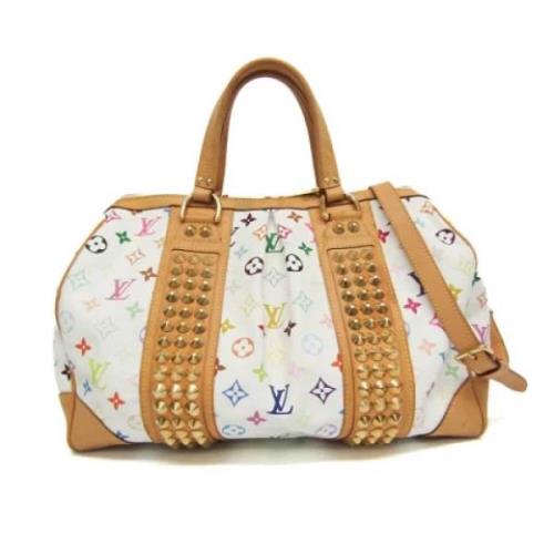 Louis Vuitton Vintage Pre-owned Canvas louis-vuitton-vskor White, Dam