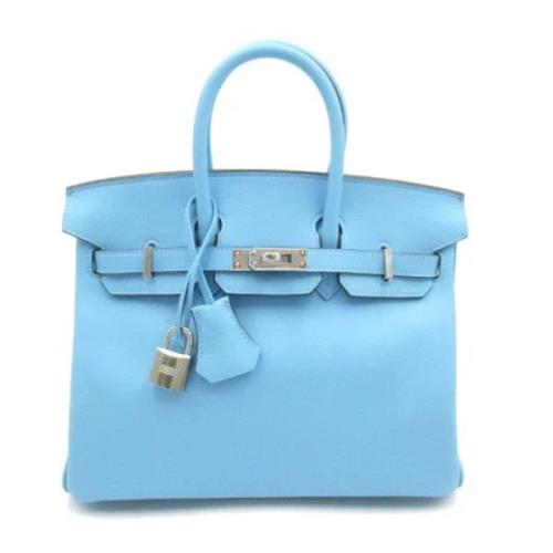 Hermès Vintage Pre-owned Laeder handvskor Blue, Dam