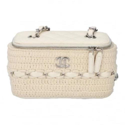 Chanel Vintage Pre-owned Laeder crossbodyvskor Beige, Dam