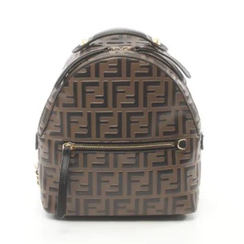 Fendi Vintage Pre-owned Tyg fendi-vskor Brown, Dam