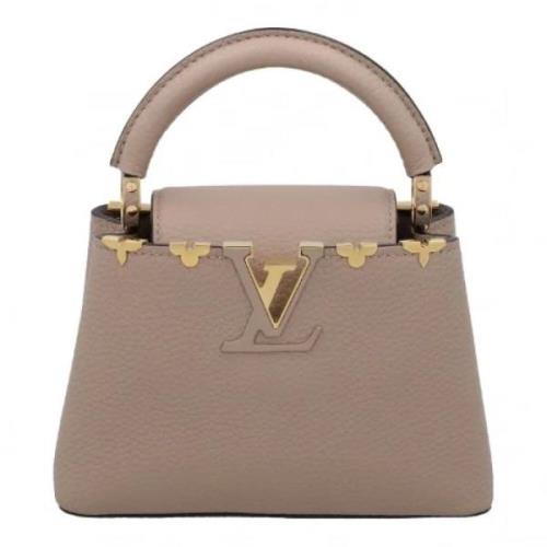 Louis Vuitton Vintage Pre-owned Laeder louis-vuitton-vskor Beige, Dam