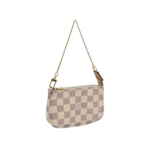 Louis Vuitton Vintage Pre-owned Canvas louis-vuitton-vskor Beige, Dam