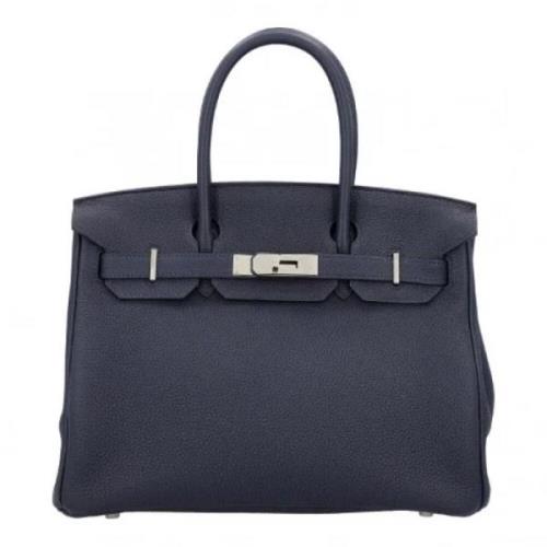 Hermès Vintage Pre-owned Laeder handvskor Blue, Dam