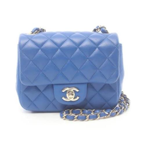 Chanel Vintage Pre-owned Laeder chanel-vskor Blue, Dam