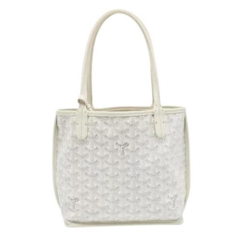 Goyard Vintage Pre-owned Laeder axelremsvskor White, Dam