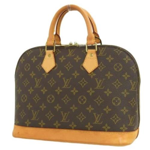 Louis Vuitton Vintage Pre-owned Canvas handvskor Brown, Dam