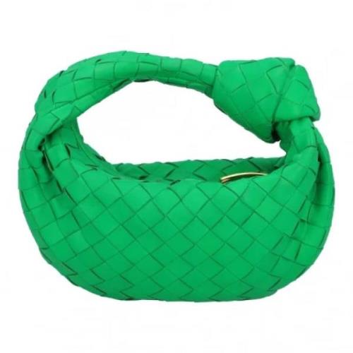 Bottega Veneta Vintage Pre-owned Laeder handvskor Green, Dam