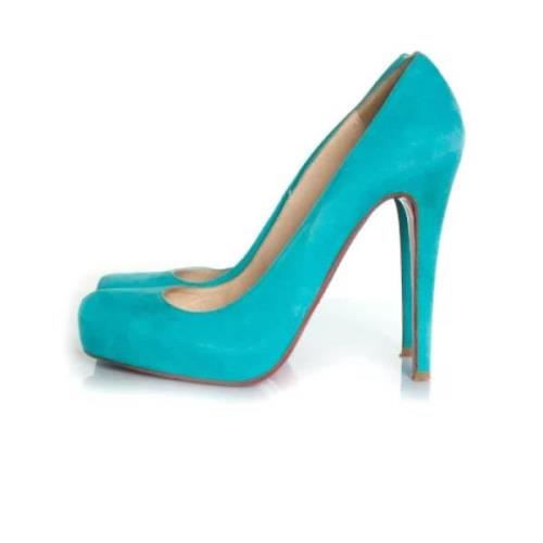 Christian Louboutin Pre-owned Pre-owned Mocka klackskor Green, Dam