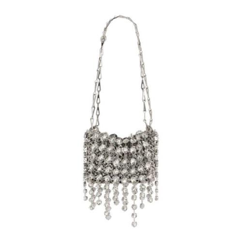 Paco Rabanne Silver Clutchväska 24Hss0127Str007 Gray, Dam