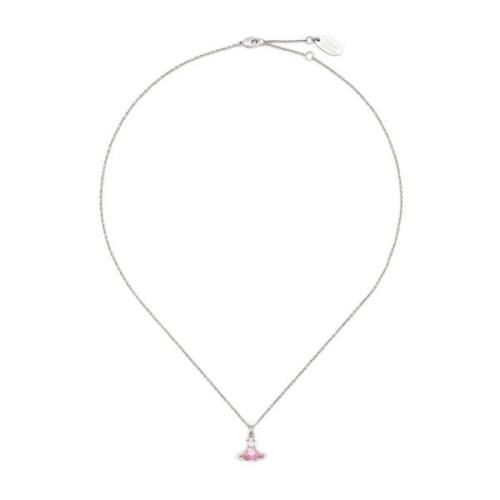 Vivienne Westwood Kristall Orb Hänge Halsband Gray, Dam