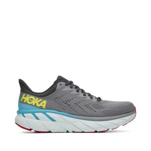 Hoka One One Herr Clifton 7 Löparskor Gray, Herr