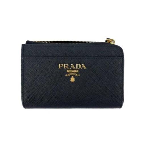 Prada Vintage Pre-owned Laeder plnbcker Black, Dam