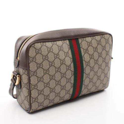 Gucci Vintage Pre-owned Laeder gucci-vskor Beige, Dam