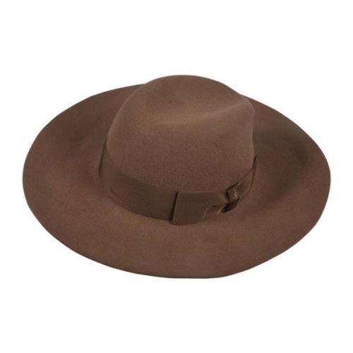 Borsalino Stiliga Hattar Kollektion Brown, Dam